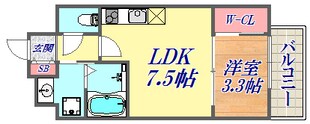 セレニテ神戸元町の物件間取画像